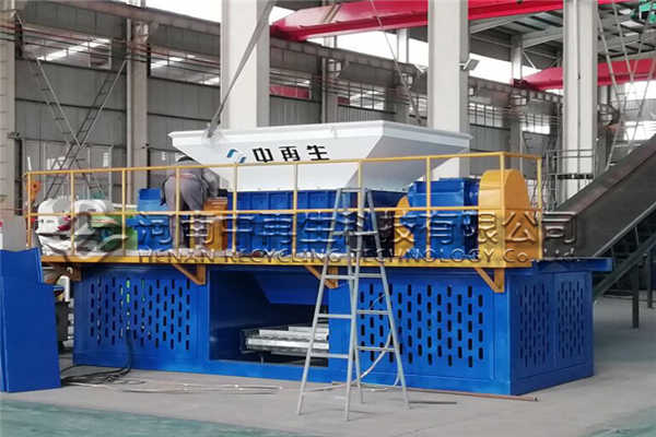雙軸剪切式撕碎機——高效，低成本